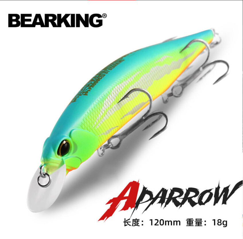 Воблер BEARKING Aparrow 120мм. 18г. Suspending