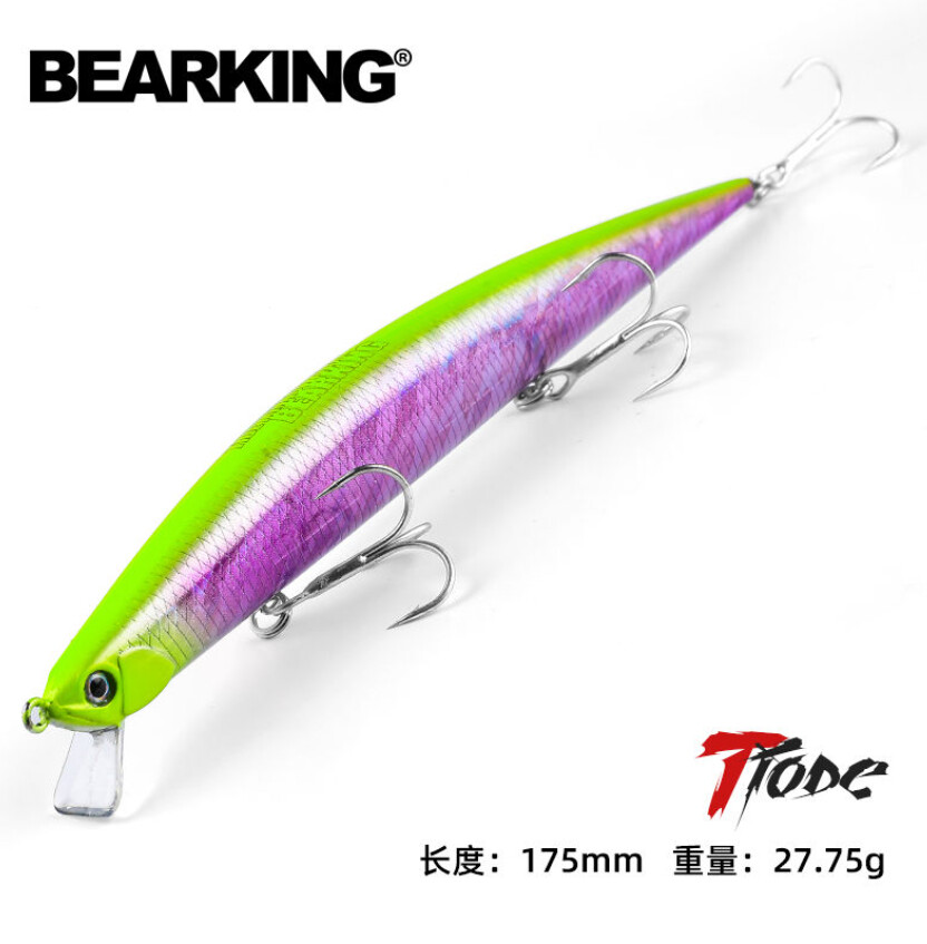 Воблер BEARKING Tiode Minnow  175мм. 27,7г. Floating
