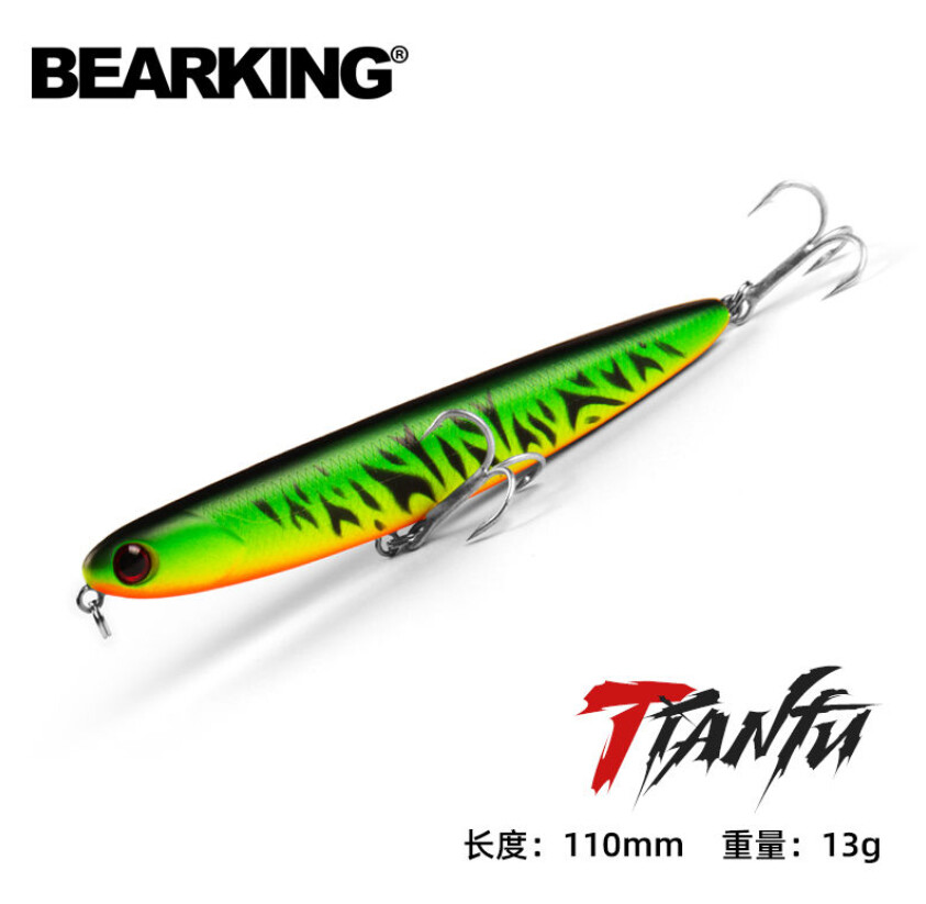 Воблер BEARKING TIANFU  110мм. 13г. Top water