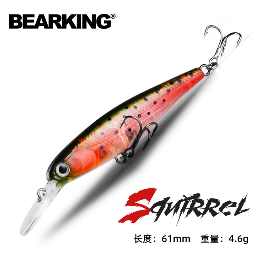 Воблер BEARKING SQUTTREL  61мм. 4,6г. Slow Floating