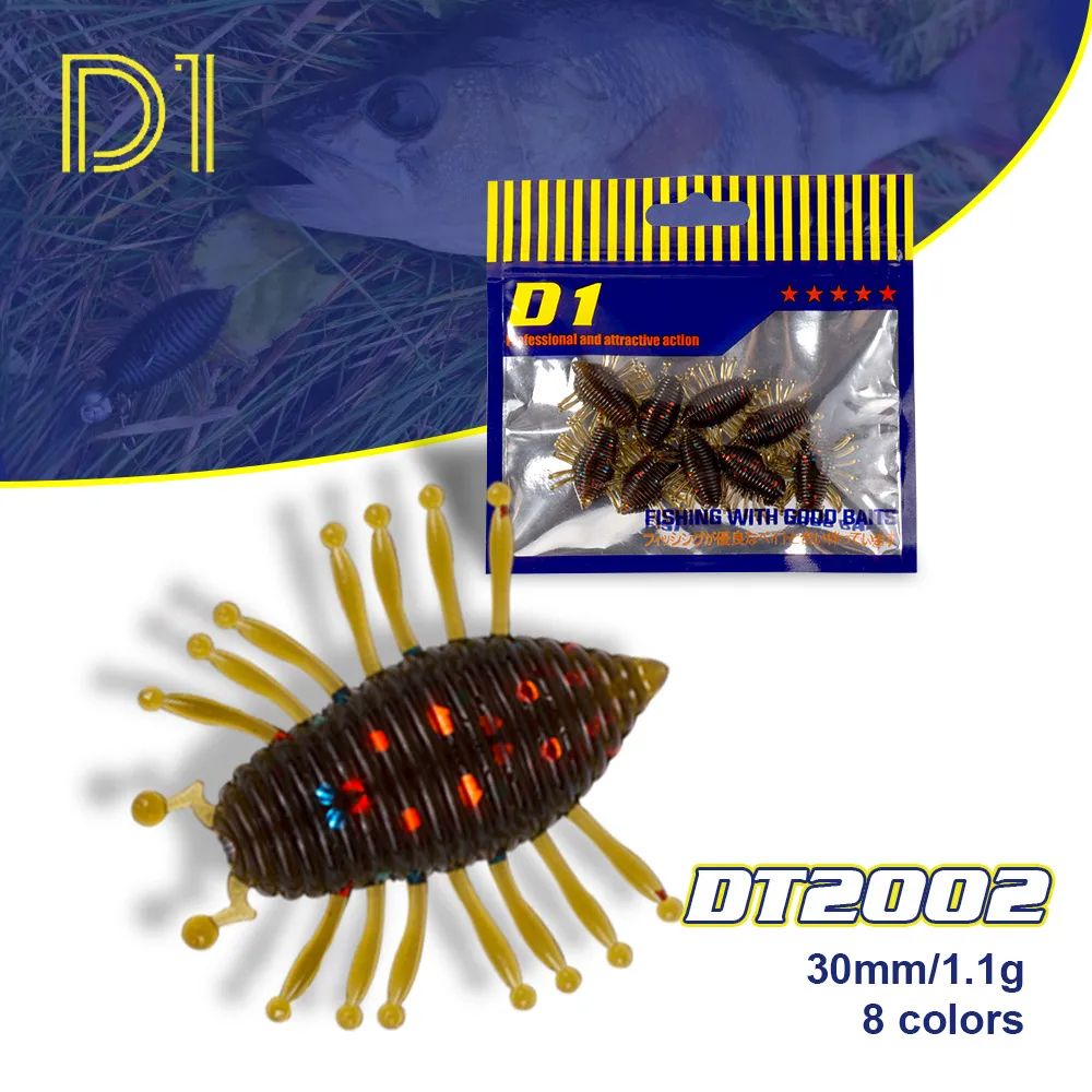силиконови паяци D1 30мм. 1.1г.