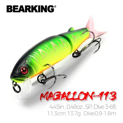 Воблер BEARKING Megalon 113  113мм.  13.7г. Floating