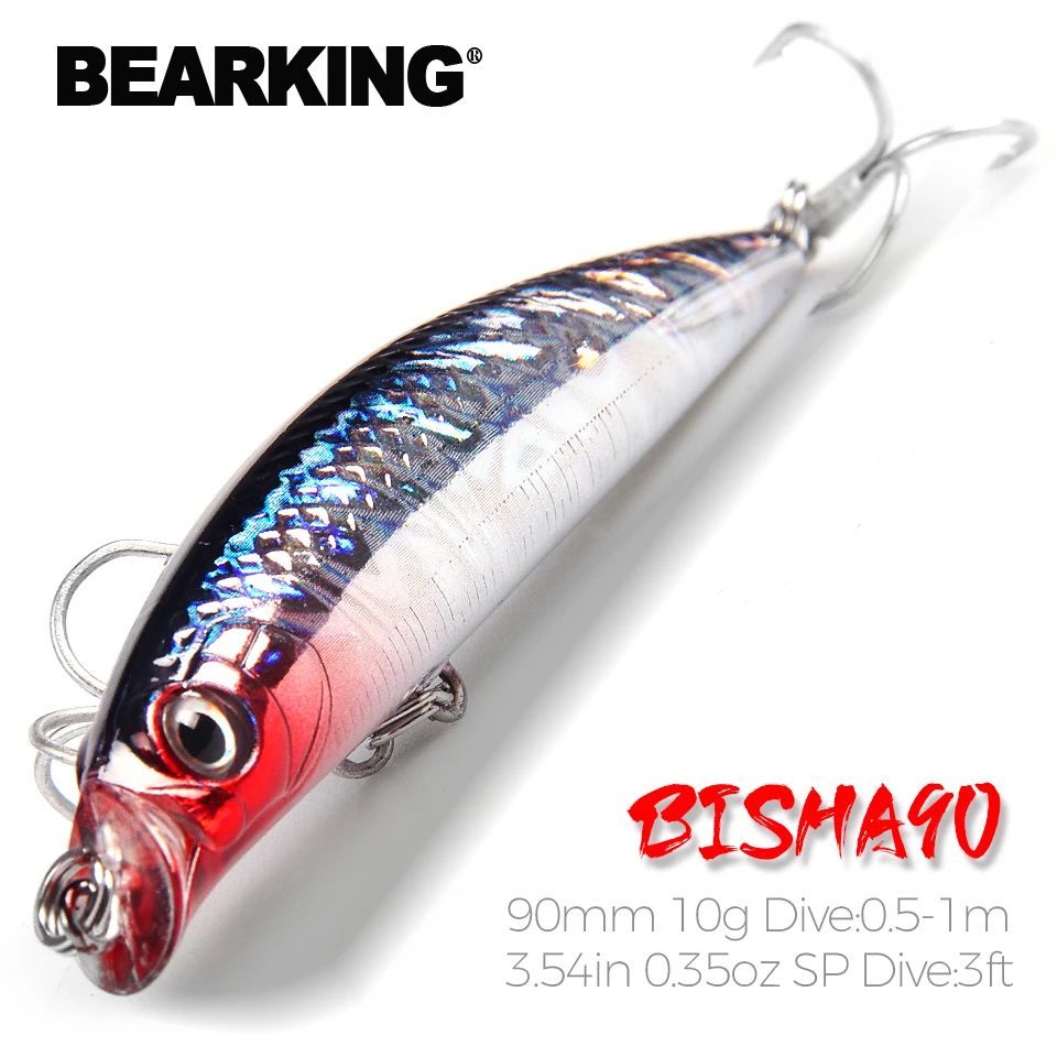 Воблер BEARKING LightninG 90мм. 10г. Sinking