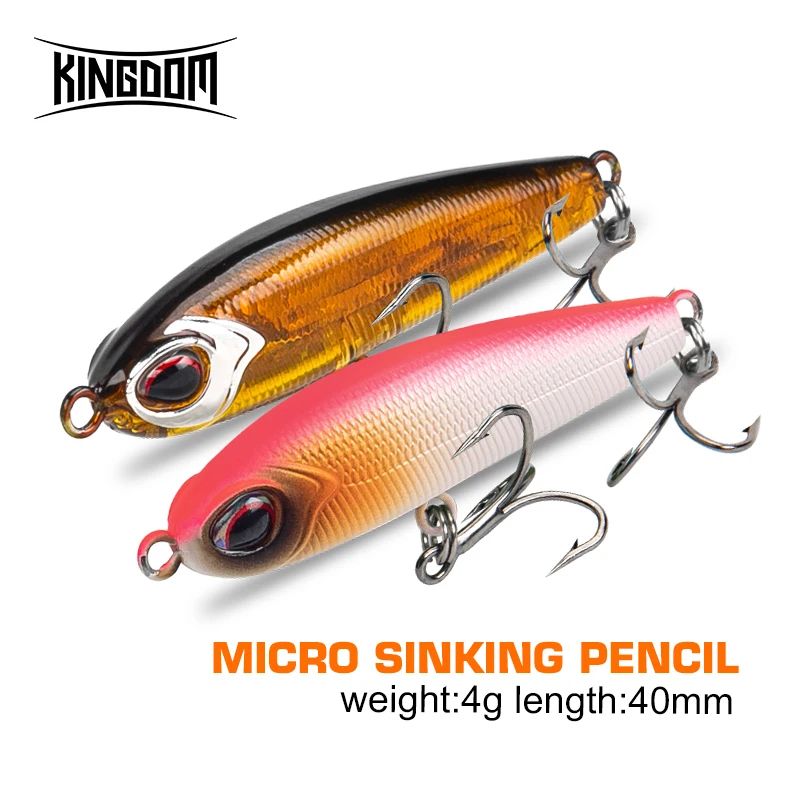 Пенсил Micro  KINGDOM  40мм/70мм. 4г./8г.  Sinking