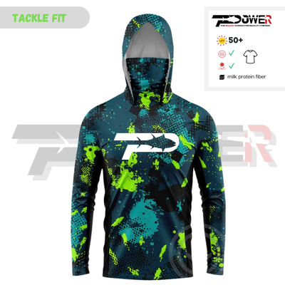 UV блуза TACKLE FIT с вградена маска