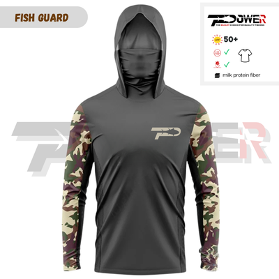UV блуза FISH GUARD с вградена маска