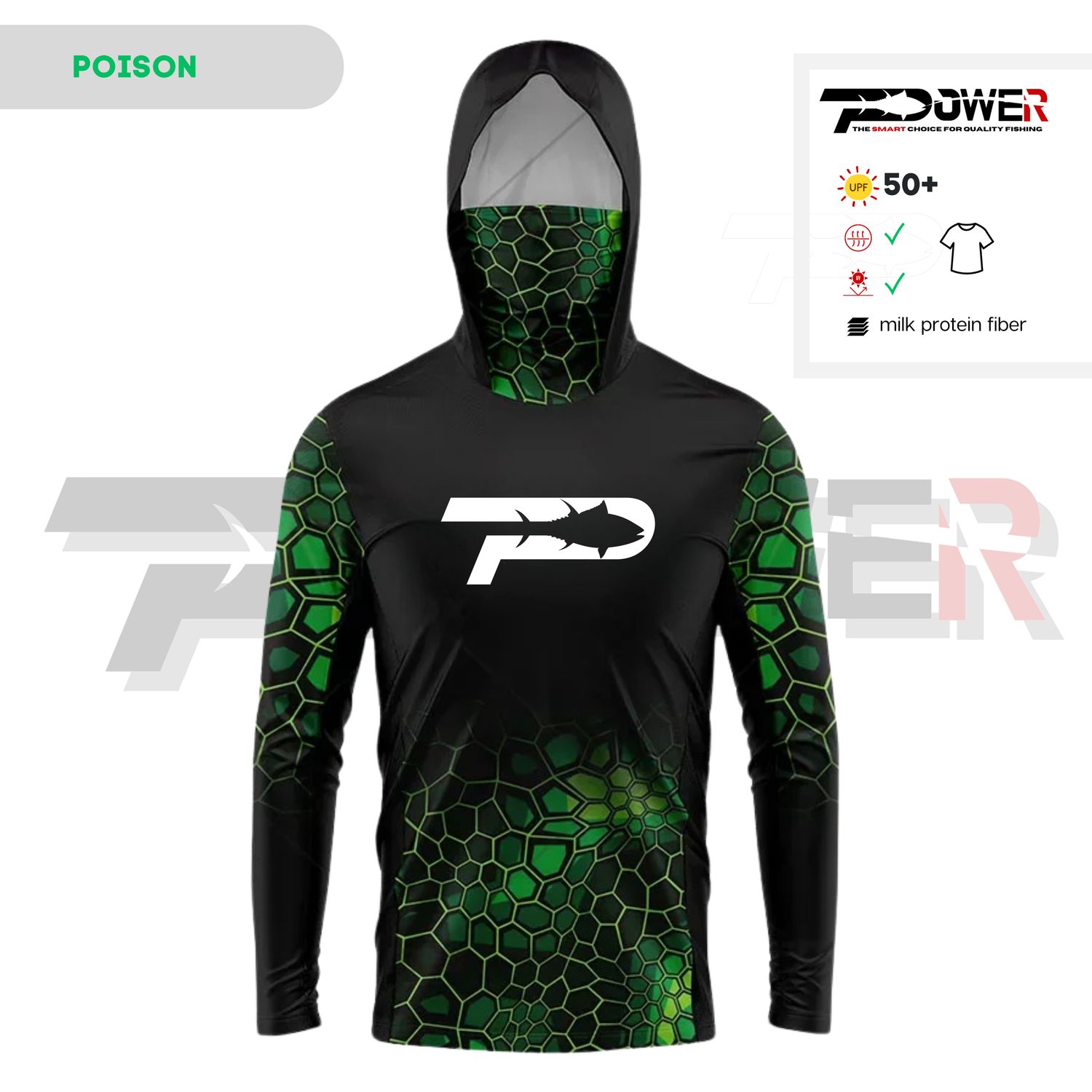 UV блуза POISON с вградена маска