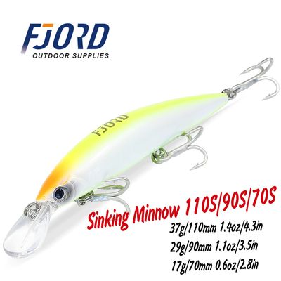 Воблер HEAVY MINNOW FJORD 110мм. 37г Sinking