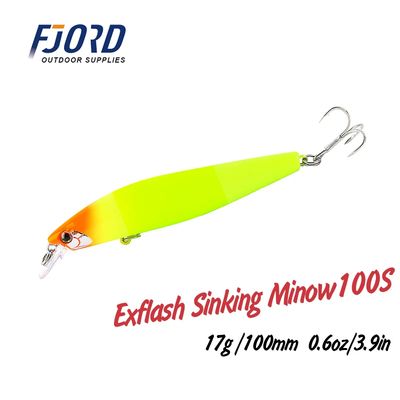 Воблер ASSASSIN EXFLASH MINNOW FJORD 100мм/17г