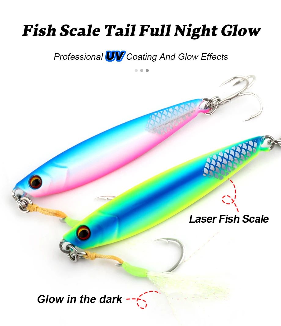 Джиг NIGHT GLOW UV JIG FJORD 20г/30г