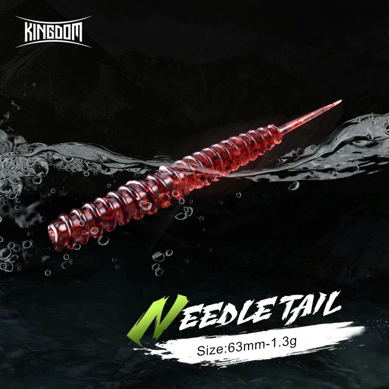 Силикон FLOATING SCREW NEEDLE TAIL KINGDOM (20бр пакет)