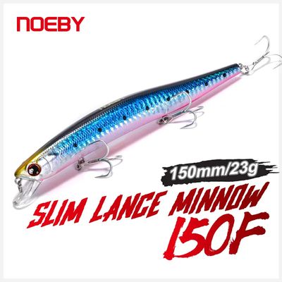 Воблер SLIM LANCE MINNOW NOEBY 150мм. 23г Floating