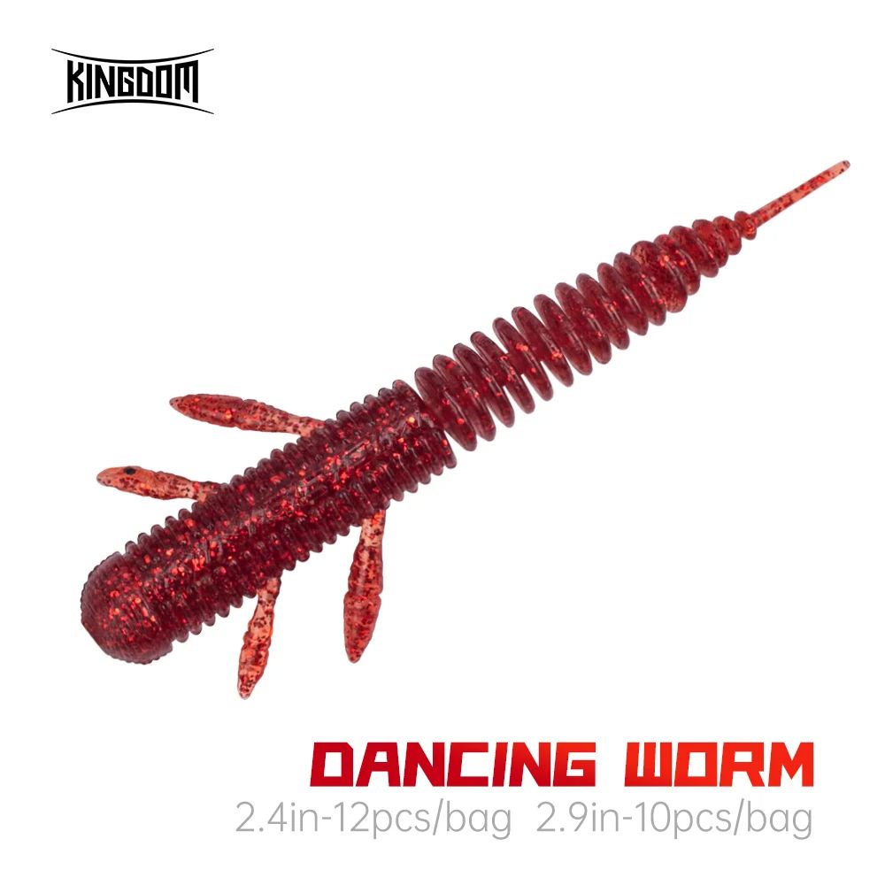 Силикон DANCING WORM KINGDOM ( 12бр пакет )
