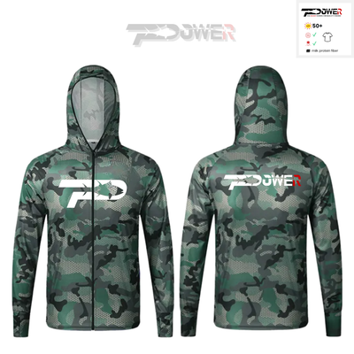 UV горнище с цип Commando green
