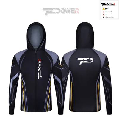 UV горнище с цип Predator Line Black