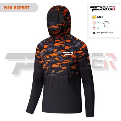 UV блуза FISH EXPERTс вградена маска