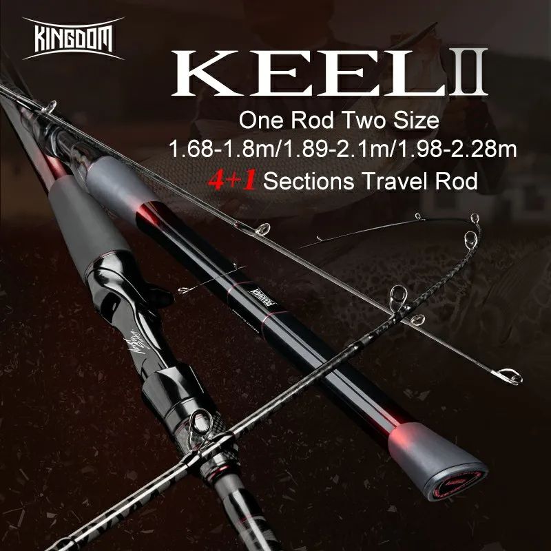 Кастинг травел  въдица KINGDOM - KEEL II   198m-2.28м ( 5-21г)