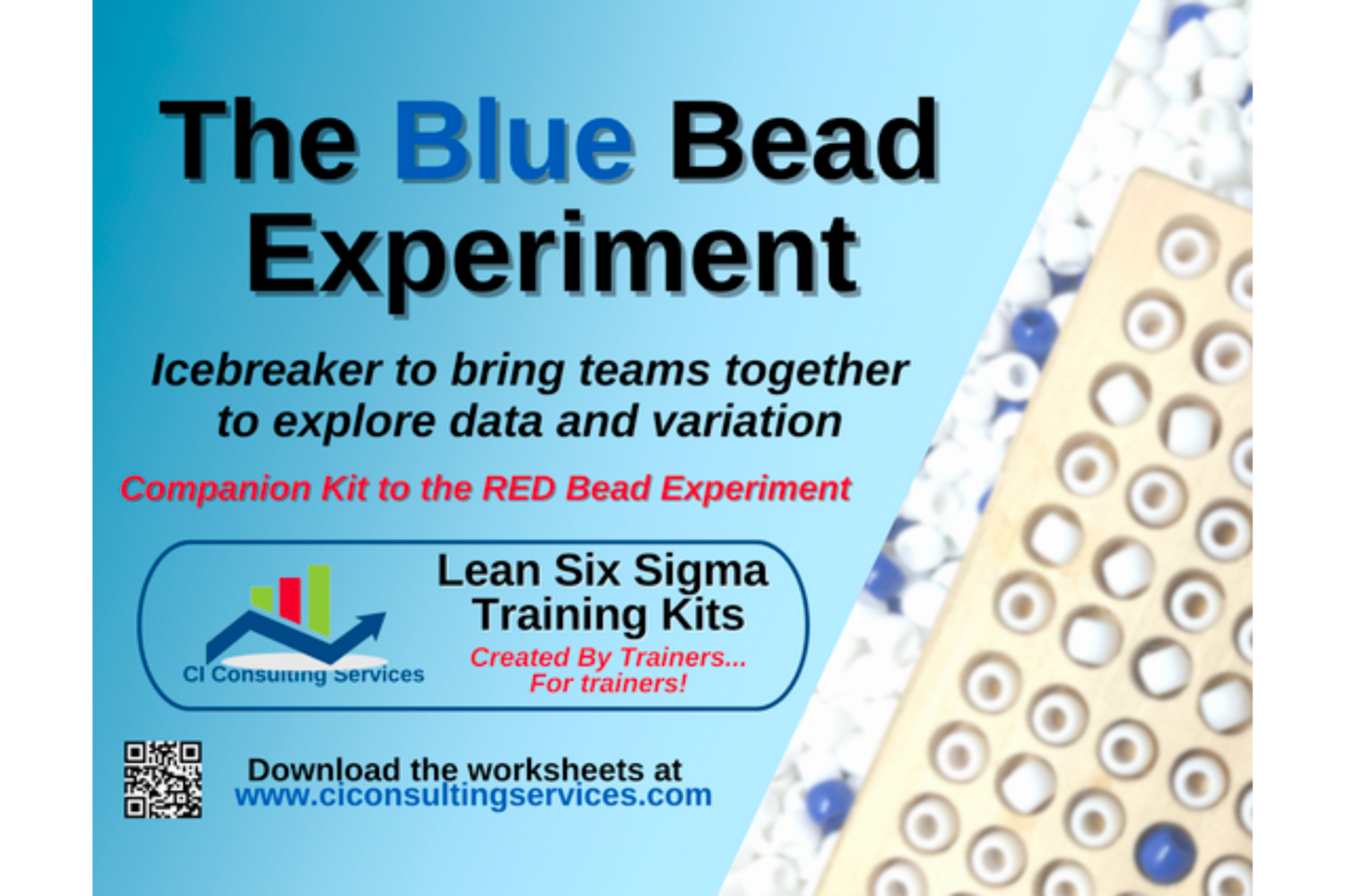The Blue Bead Experiment - A Companion Kit to the Red Bead Experiment