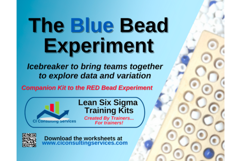 The Blue Bead Experiment - A Companion Kit to the Red Bead Experiment
