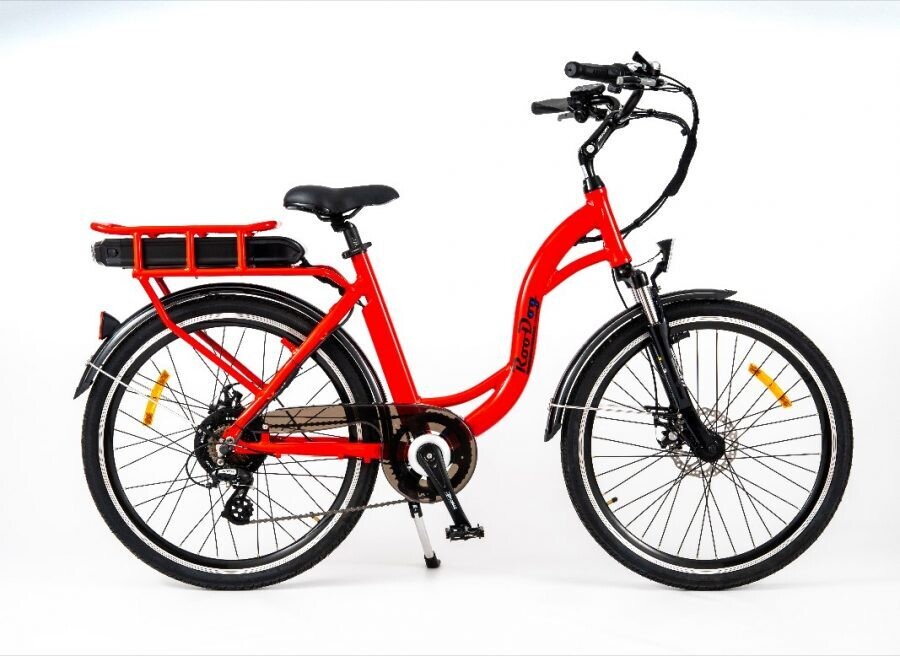 RooDog Chic Grande E-Bike, Colour: Glossy Red