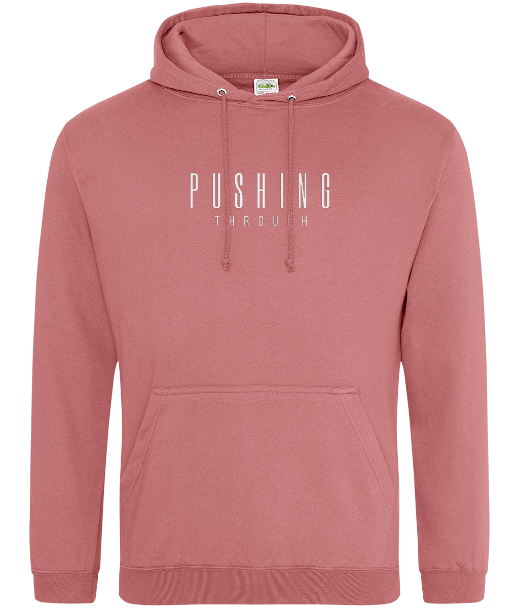 Pushing Through Hoodie, Colour: Dusty Rose
