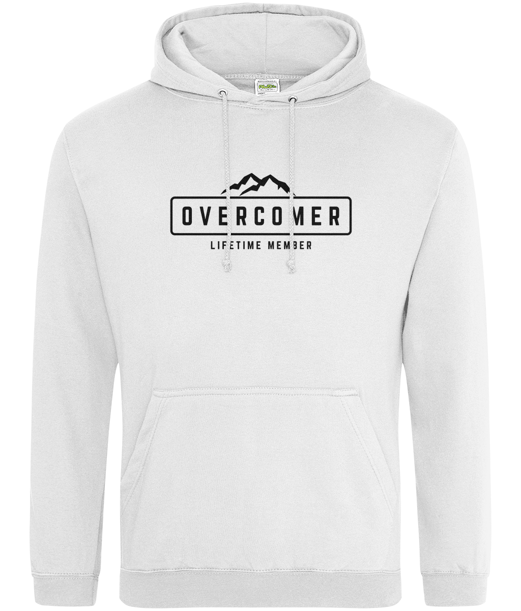 Overcomer Hoodie, Colour: White