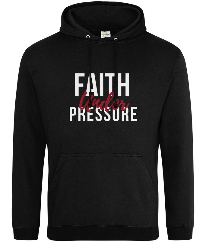 Faith Pressure Under Hoodie
