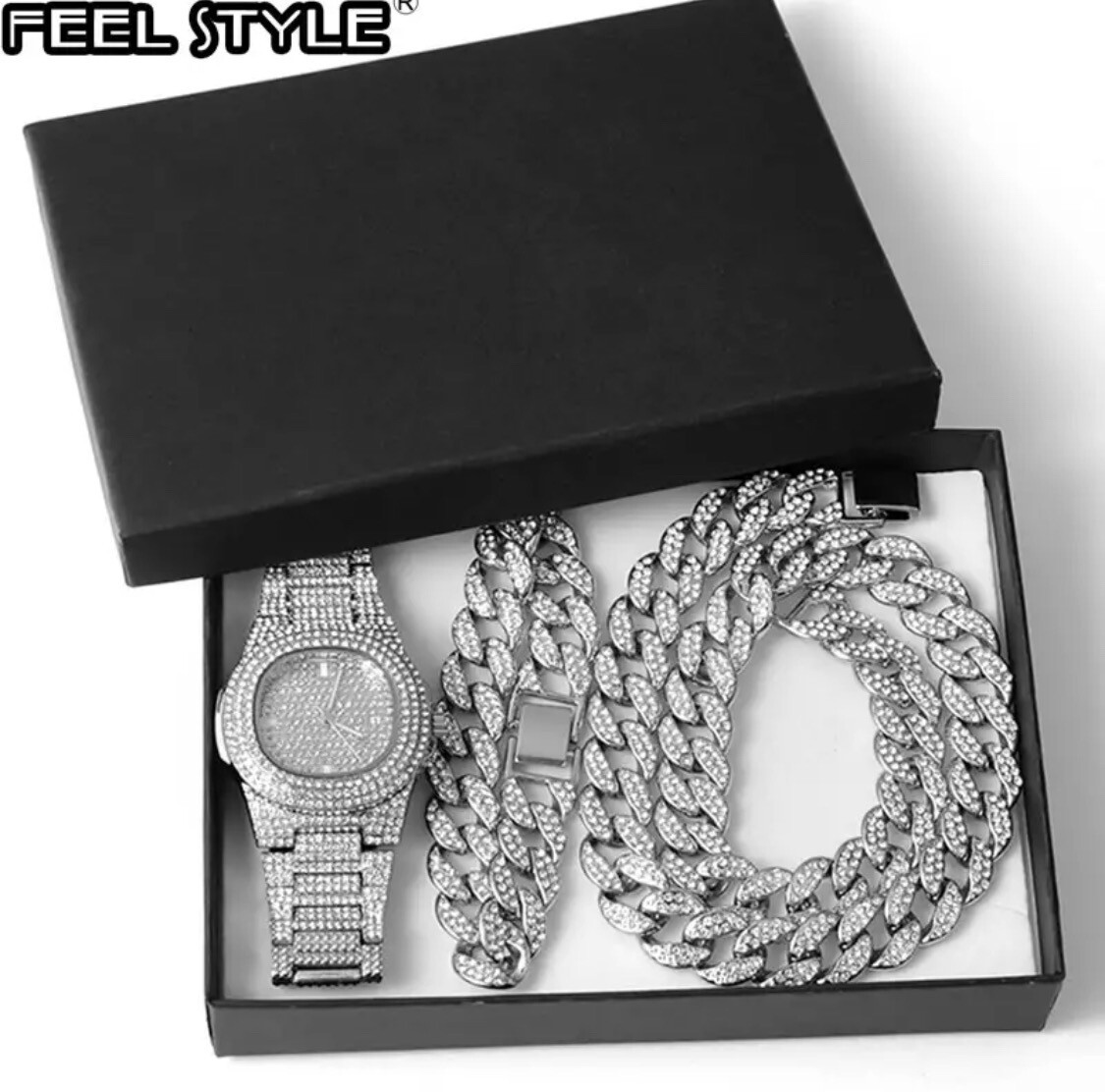 Orologio brillantinato