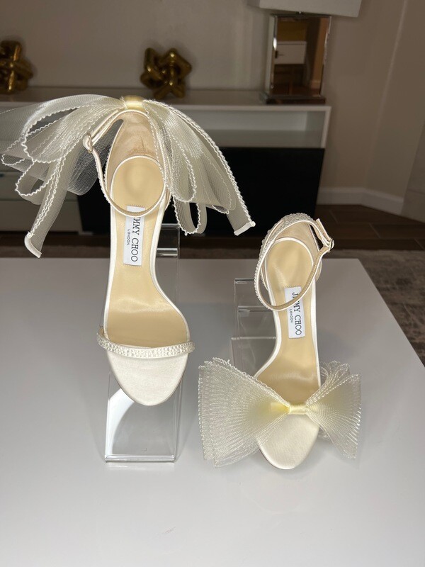 Jimmy Choo Aveline With Tule Detail