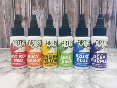 Artisan Accent 1 oz Gel Colors Individual