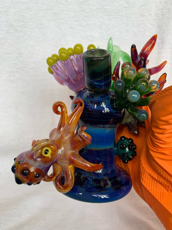 Handblown Under The Sea Rig By Monte Glass