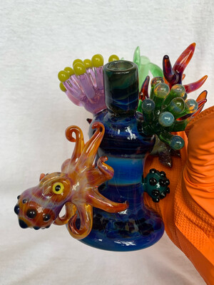 Handblown Under The Sea Rig By Monte Glass