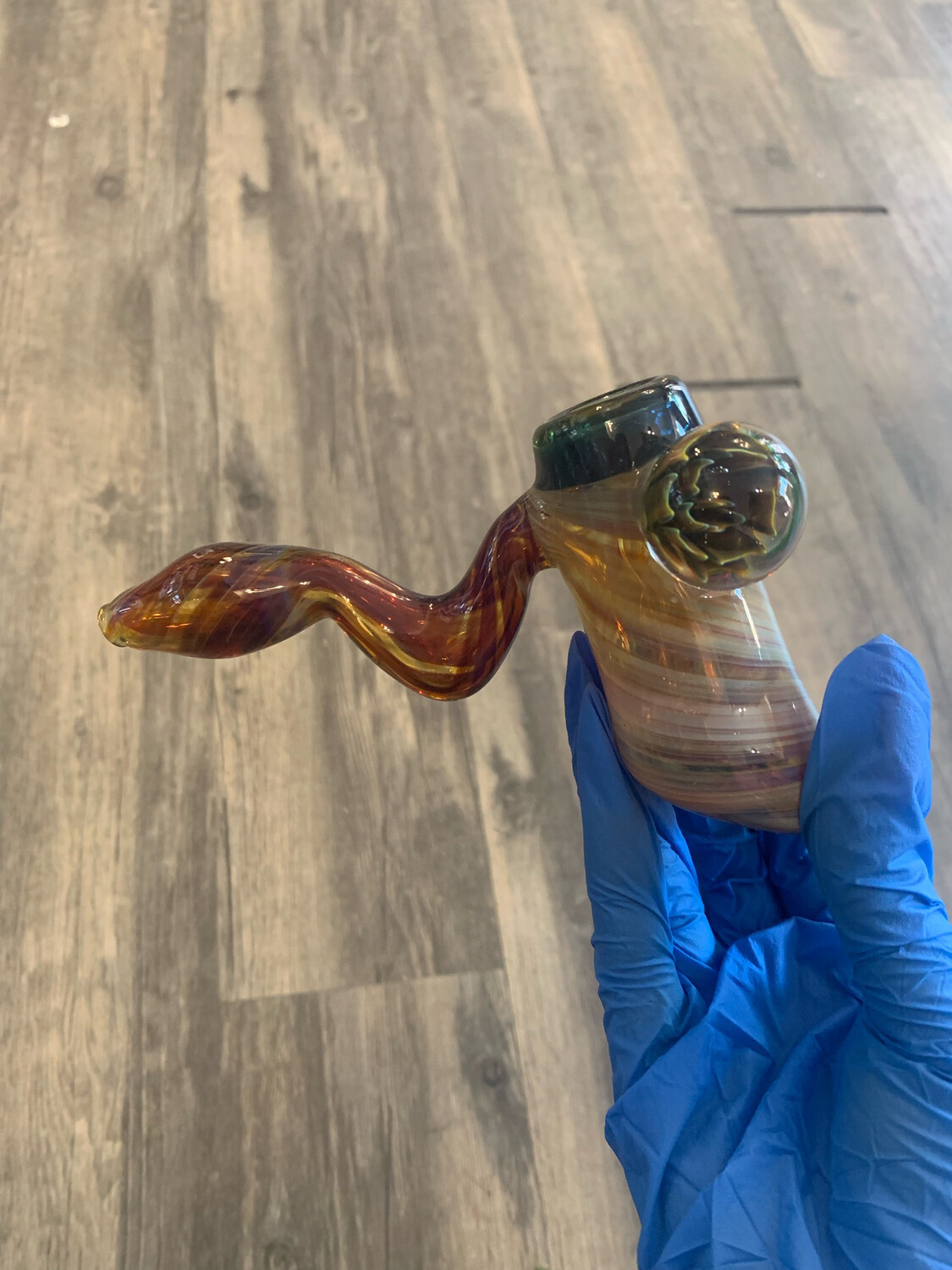 Wavy Stem Rake Hammer Bubbler