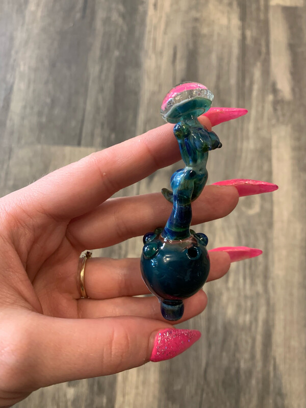 Mushroom Babe Bubble Carb Cap by Homie G Glass