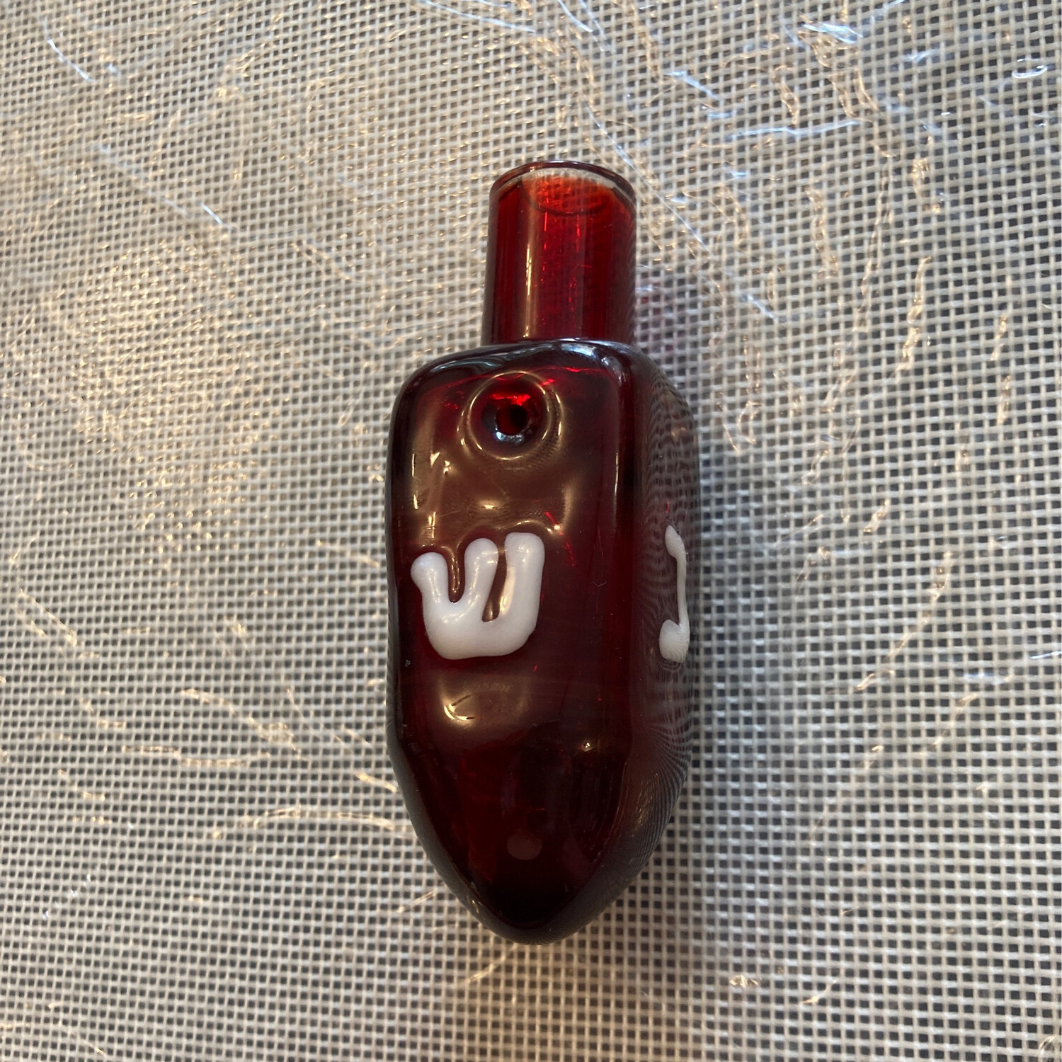 Dreidel Bowl Red