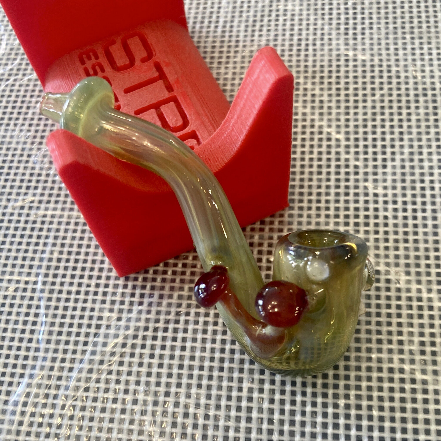 Mini Green Mushroom Sherlock Pipe