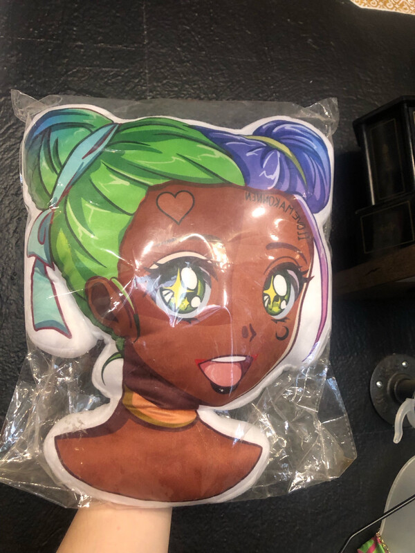 Limited Edition ILOVEMAKONNEN Black Anime Girl Pillow