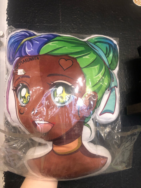 Limited Edition ILOVEMAKONNEN Black Anime Girl Pillow