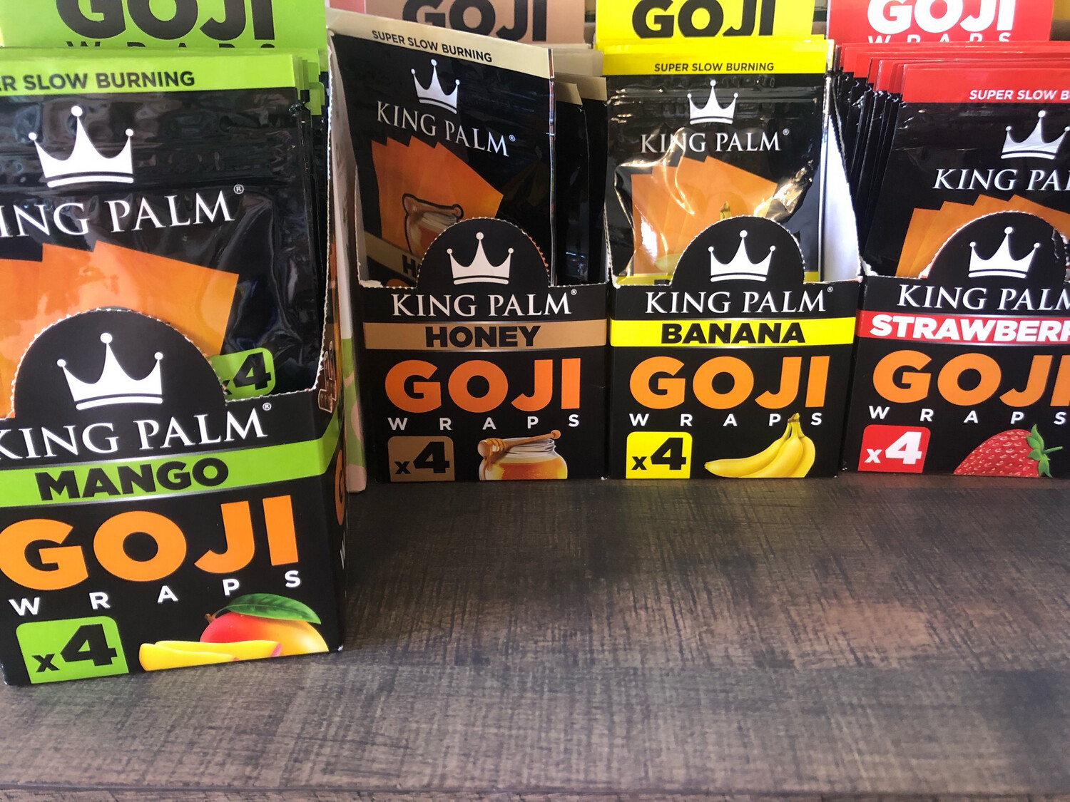 King Palm Goji Wrap 4 Packs