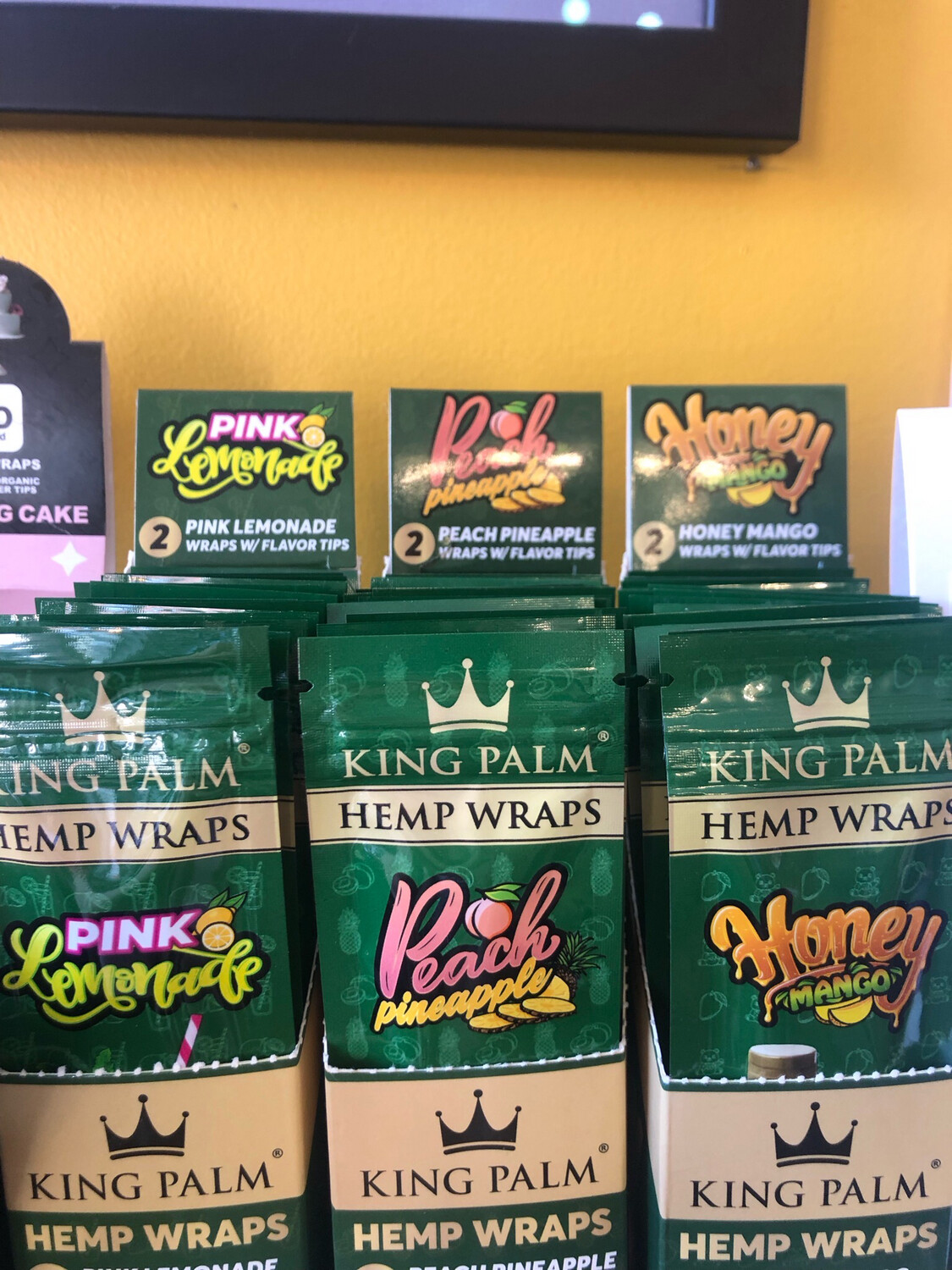 King Palm Hemp Wraps With Flavor Tips 2 Packs