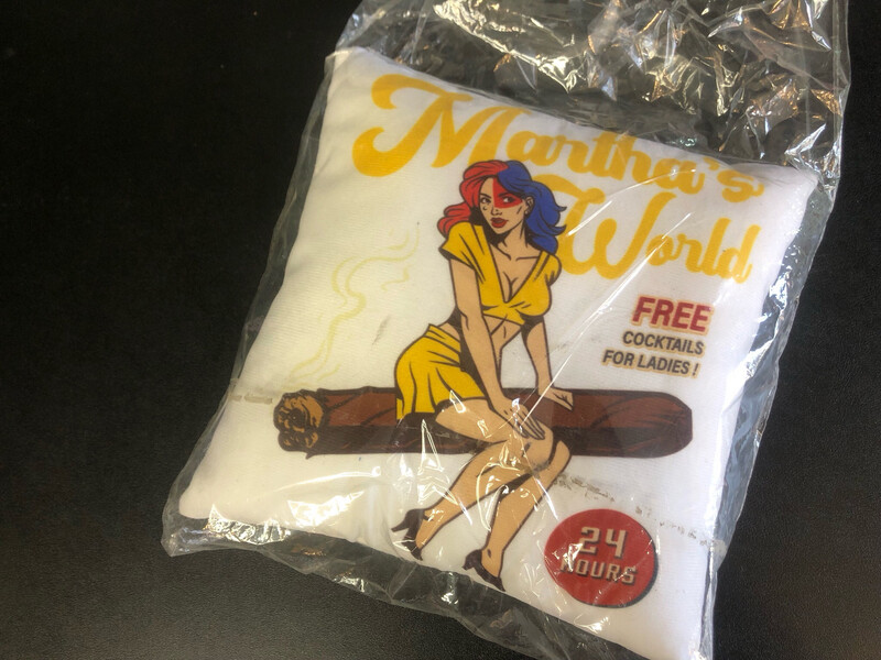 Martha’s World Free Cocktails For Ladies Pillow