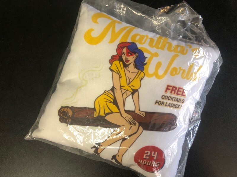 Martha’s World Free Cocktails For Ladies Pillow