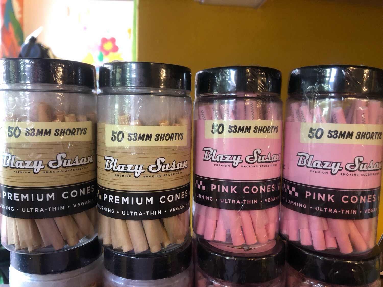 Blazy Susan 50 53mm Shortys Cone Jars