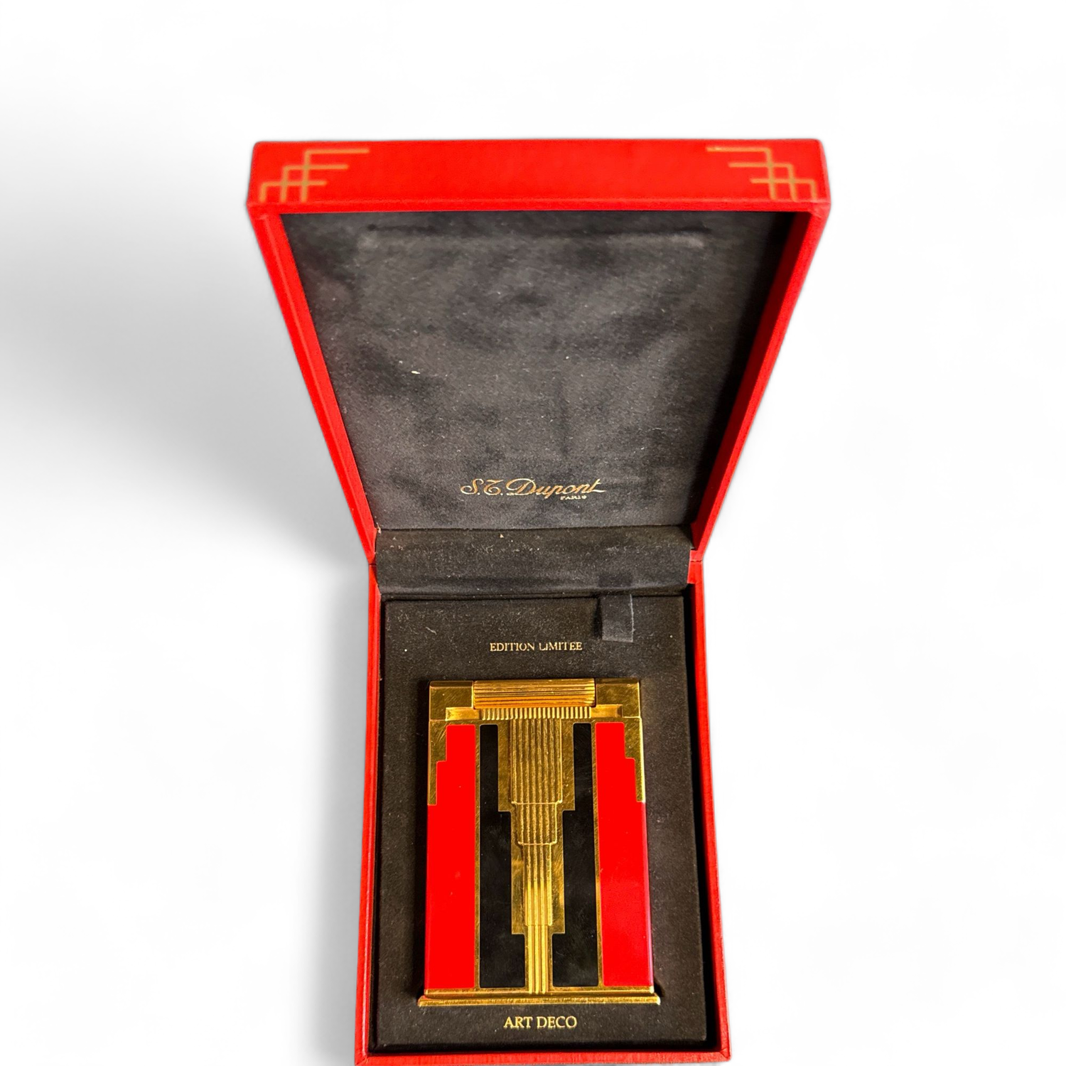 1996 Art Deco S.T. Dupont Jeroboam Table Lighter