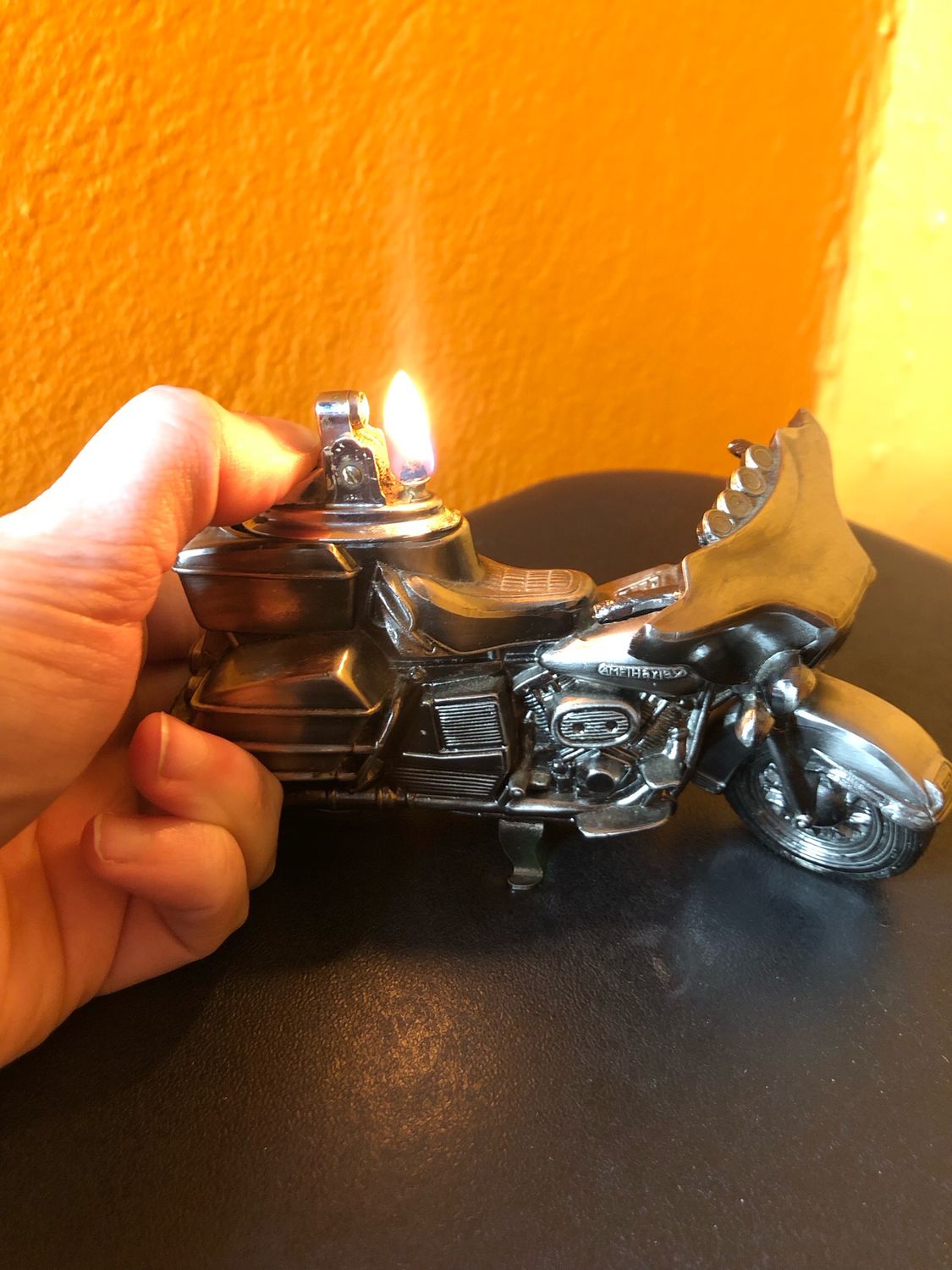 AMF Harley Japanese Made Motorcycle Table Lighter