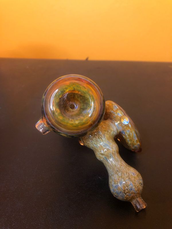 Natural Tones Swirls Borosilicate Glass Hand Pipe