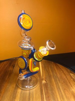 Sonic Swirls Wigwag Crazy Heady Water Piece