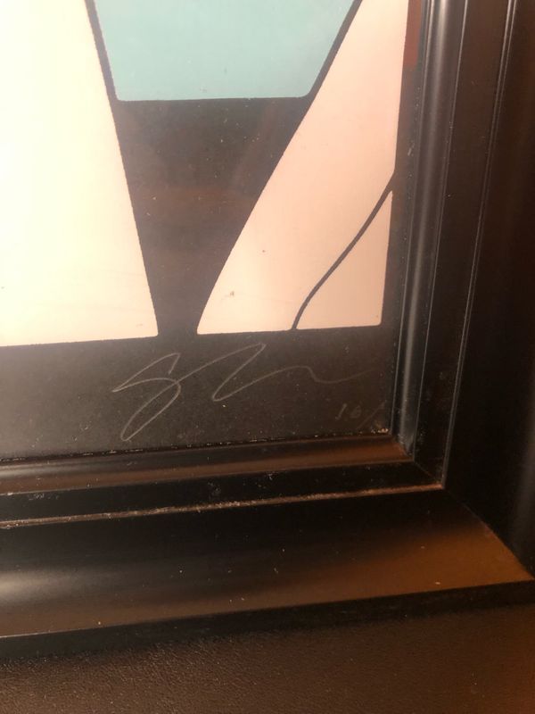 Selfie Framed Fucci UV Reactive Print