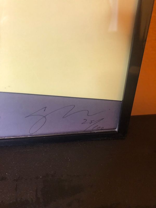 Commuters Numbered Framed Fucci Print