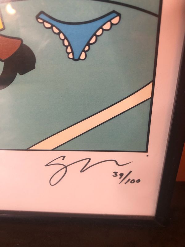 Don’t Litter Numbered Framed Fucci Print